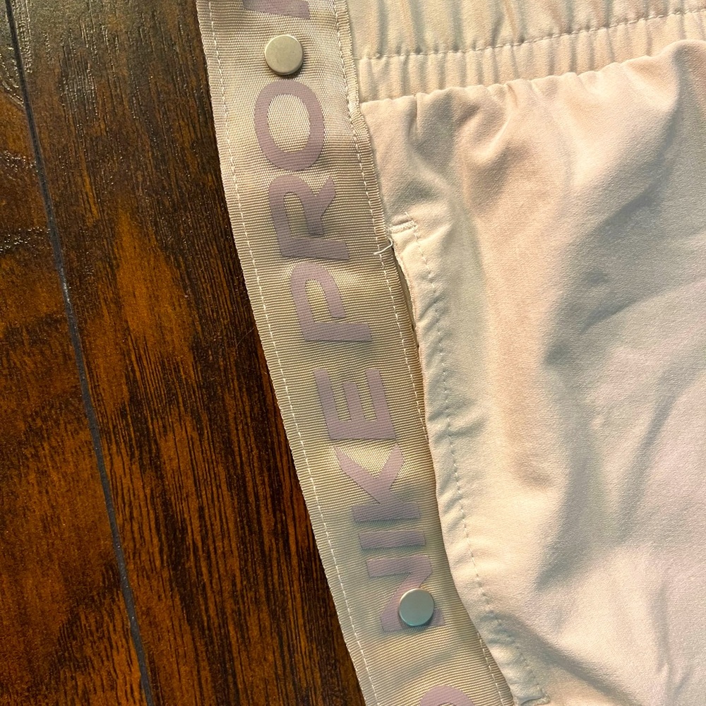 White Nike Tear Away Pants